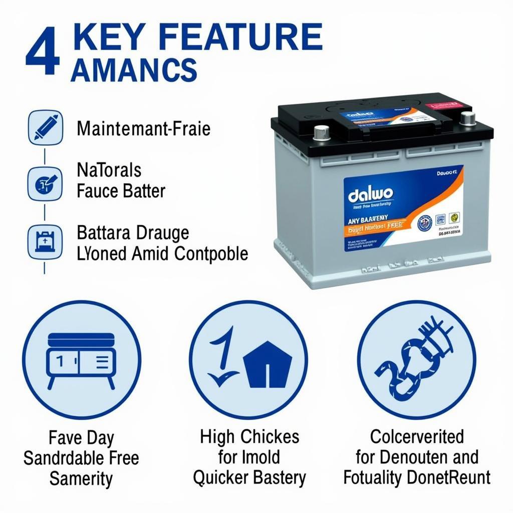 Daewoo DL46 Battery Features