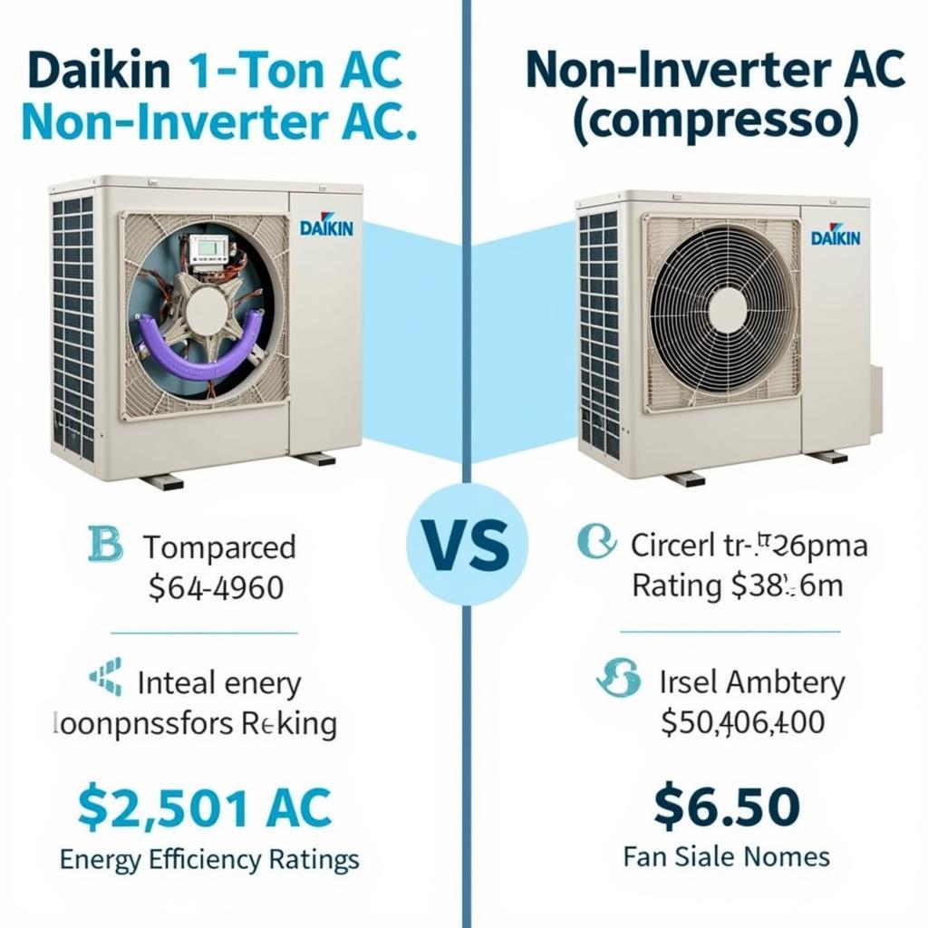 Daikin AC 1 Ton: Inverter vs Non-Inverter