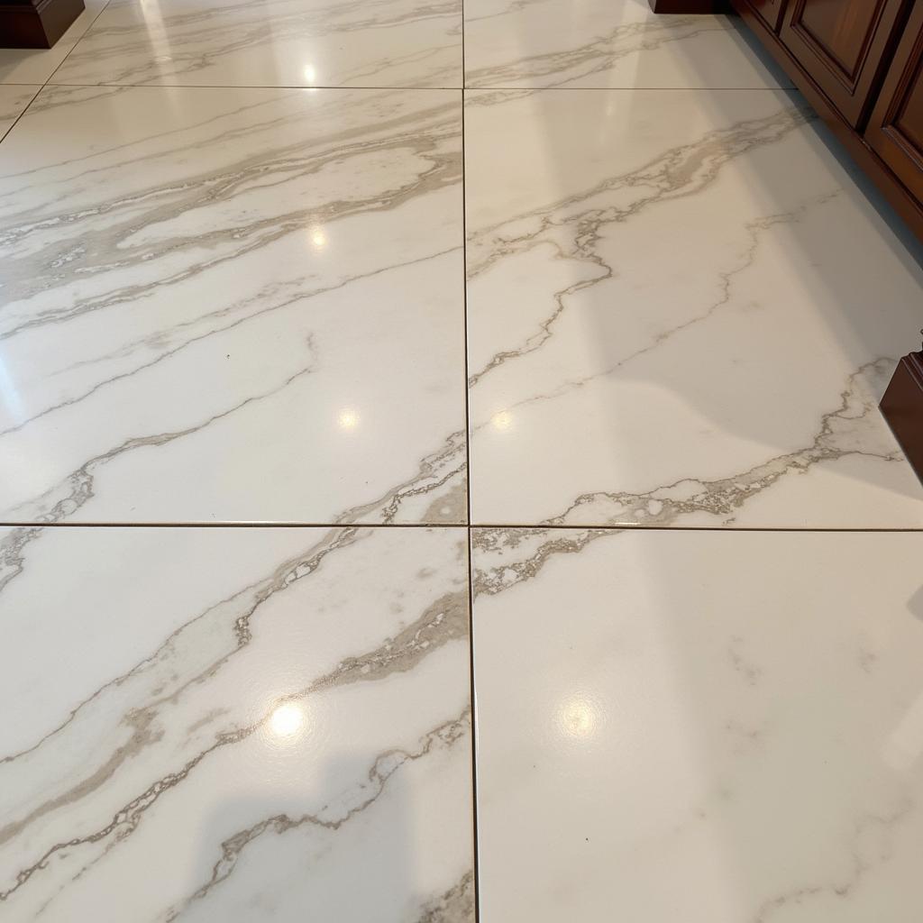 Damaged Marble from Incorrect Cleaning in Pakistan