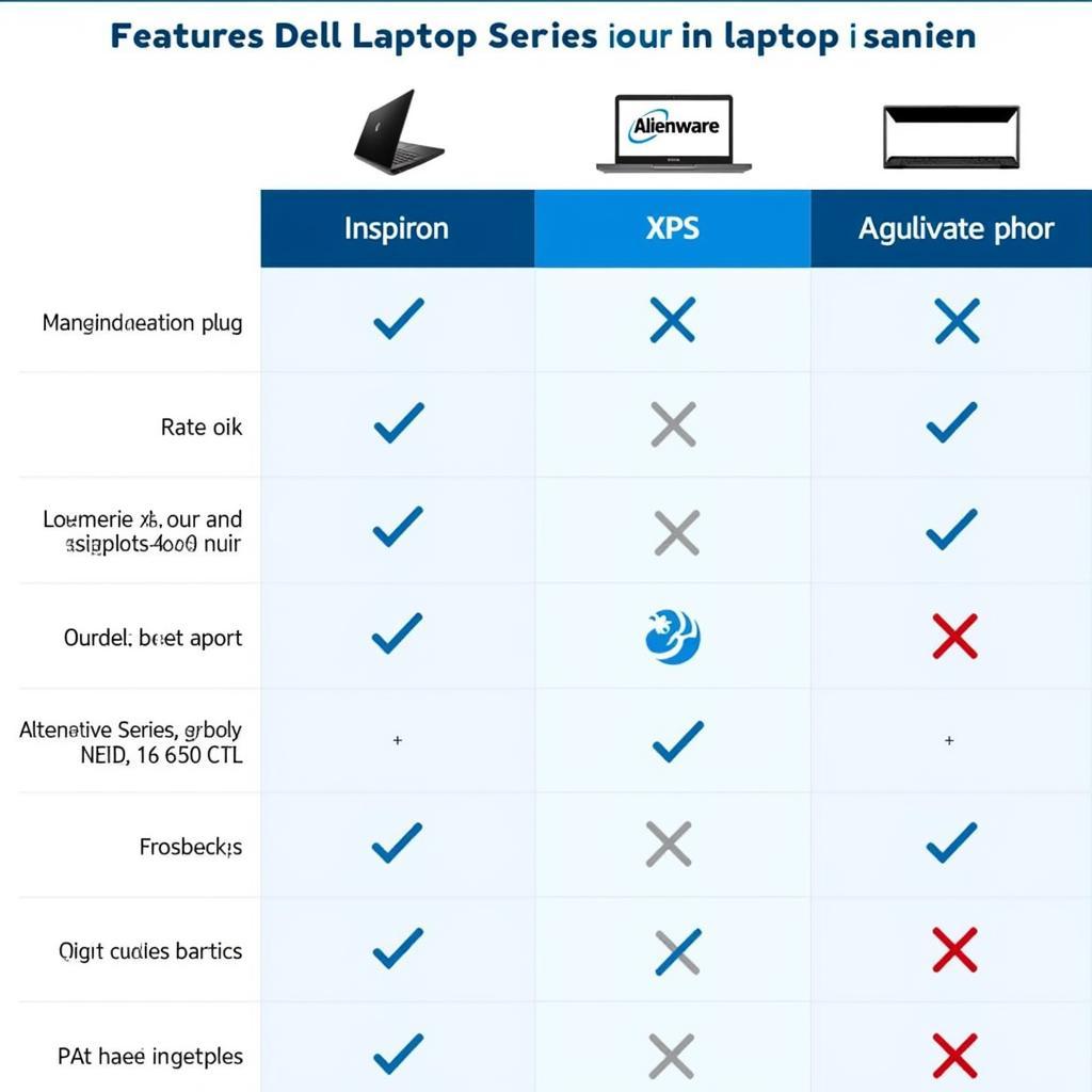 Dell Laptop Series Comparison