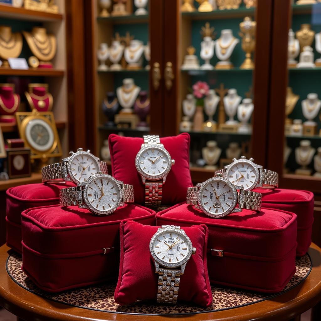 Diamond Star Watches on Display in Pakistan