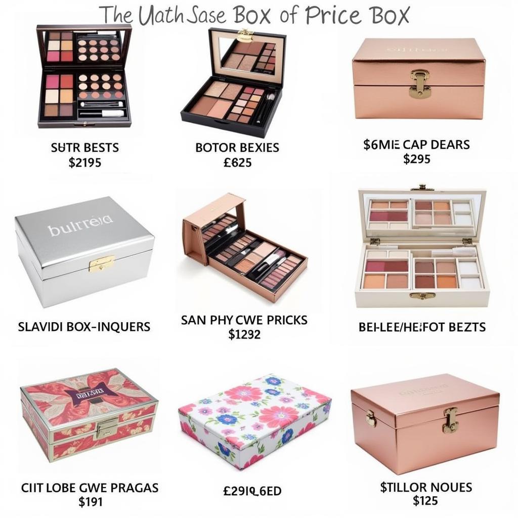 Different Priced Makeup Boxes in Pakistan