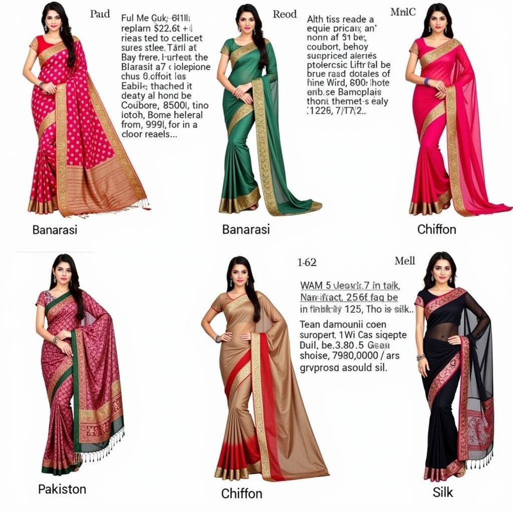 Different Saree Styles and Price Ranges