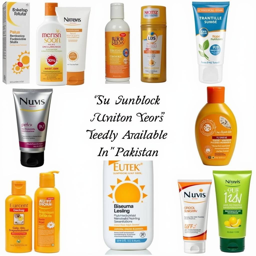 Different Sunblock Brands Available in Pakistan