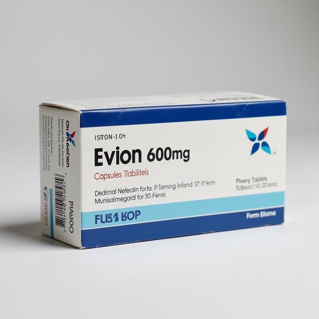 Evion 600mg capsule packaging in Pakistan