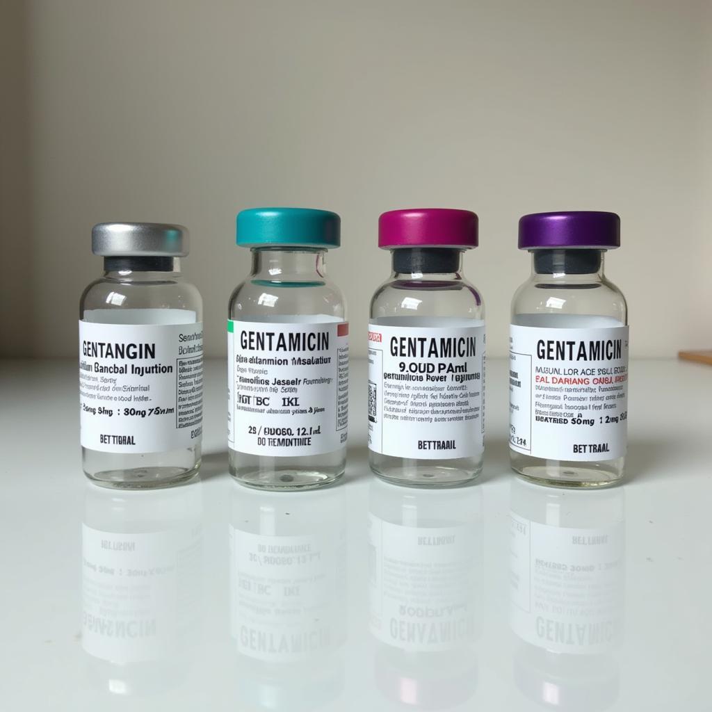 Gentamicin Injection Vials in Various Strengths