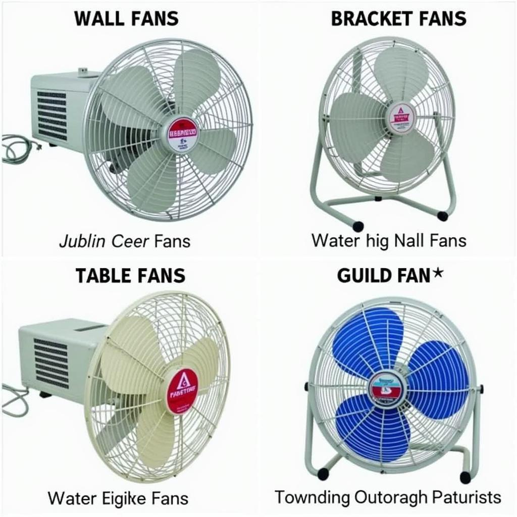 GFC Fan Types Available in Pakistan