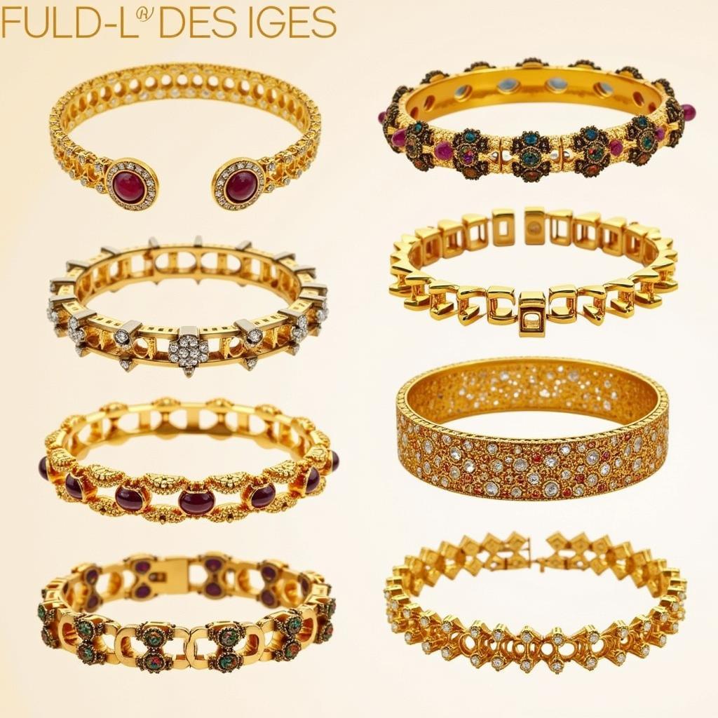 Gold Bracelet Designs in Pakistan