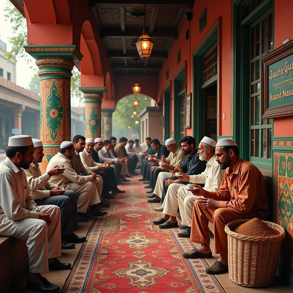 Ground Coffee in a Traditional Pakistani Chai House