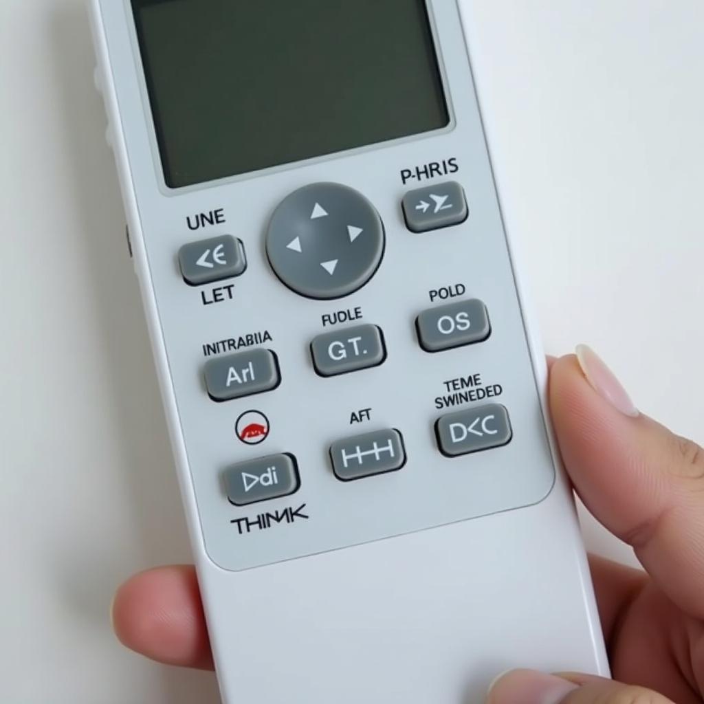 Haier AC Remote Control Features