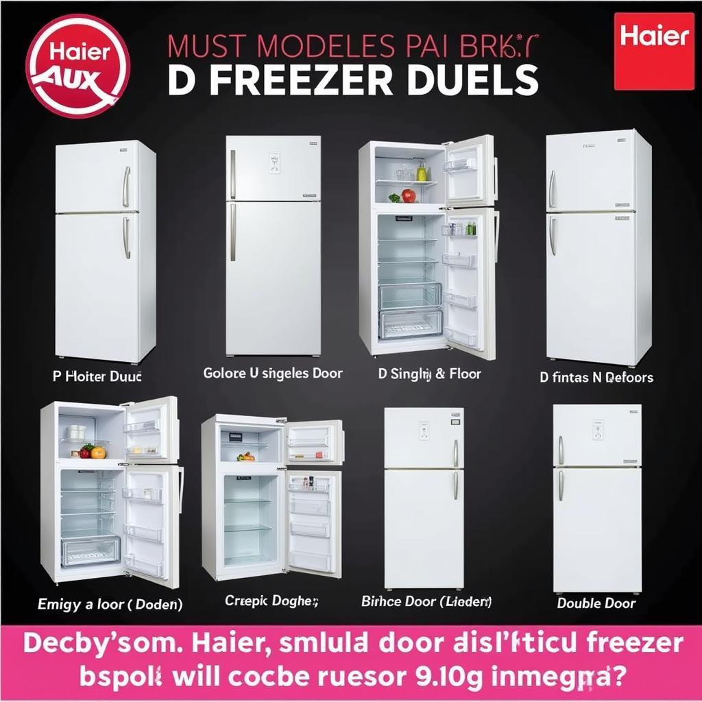 Different Haier D Freezer Models Available in Pakistan