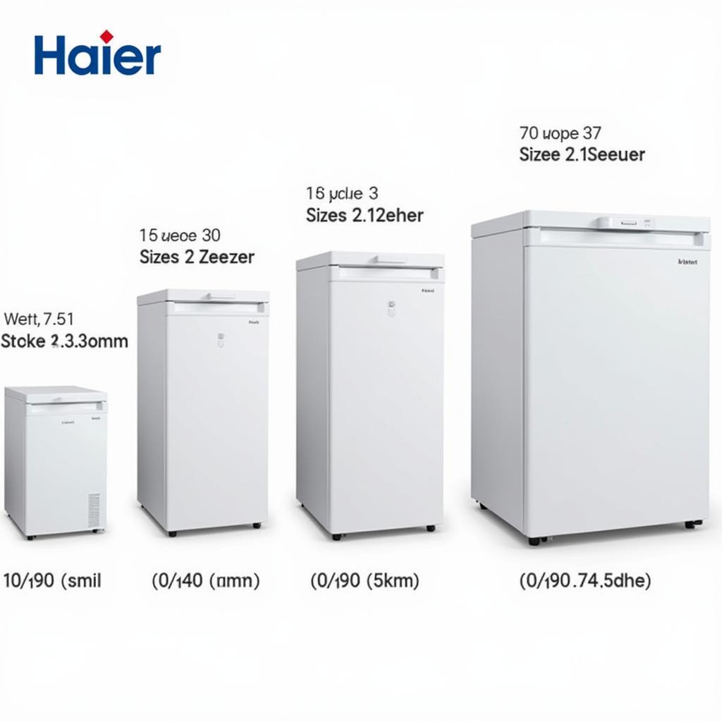 Haier Deep Freezer Models in Pakistan