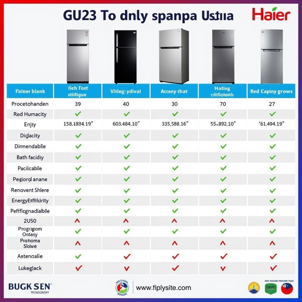 Comparing Different Haier Refrigerator Models