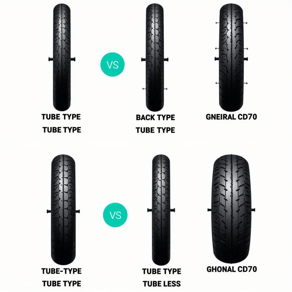 Honda CD 70 Back Tyre Types