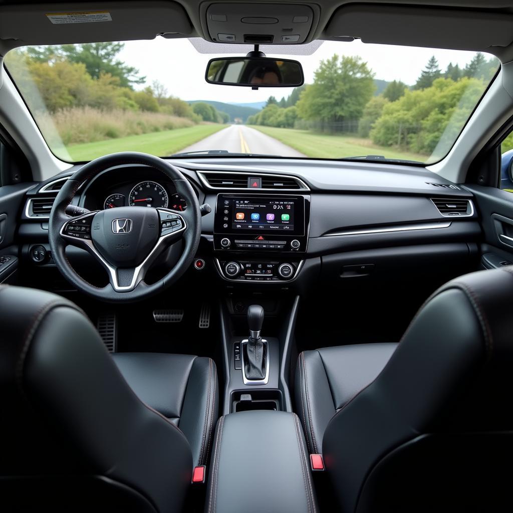 Interior Features of Honda City Automatic