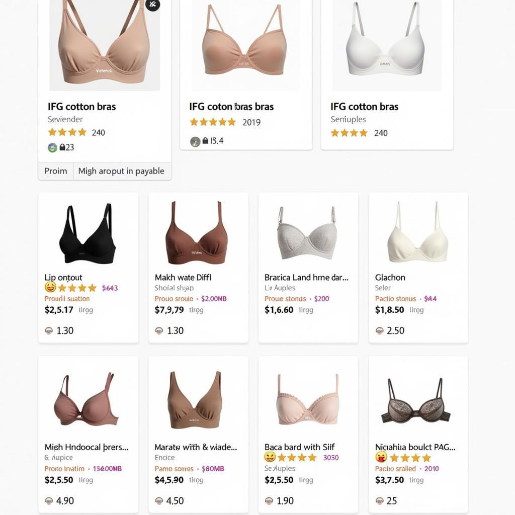 Online Marketplaces Selling IFG Cotton Bras in Pakistan