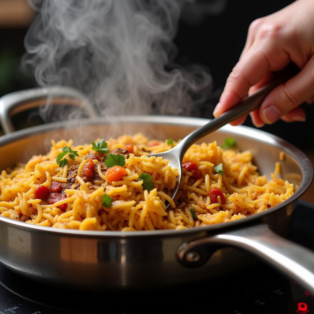 Cooking Pakistani Food on an Induction Stove