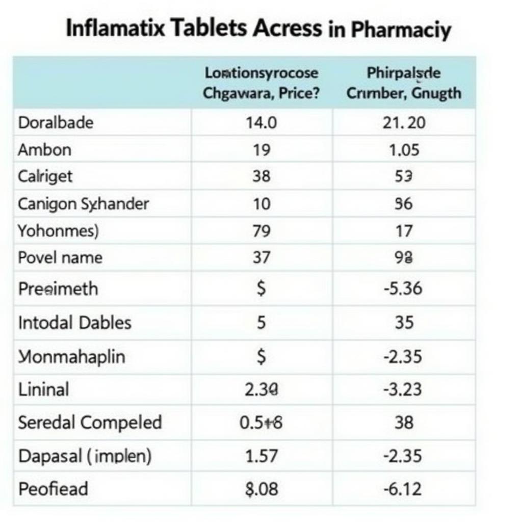 Inflamatix Tablet Price Comparison in Pakistan