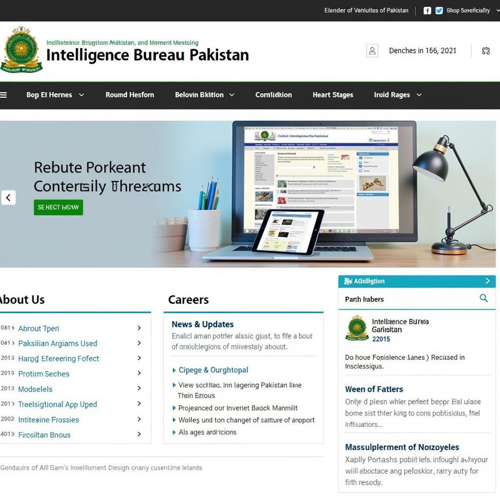 Key Features of the Intelligence Bureau Pakistan Website