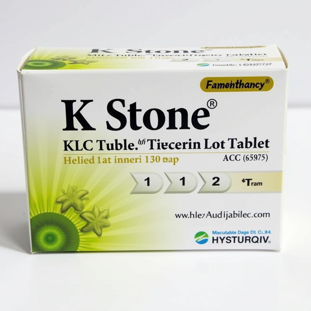 K Stone Tablet Packaging in Pakistan