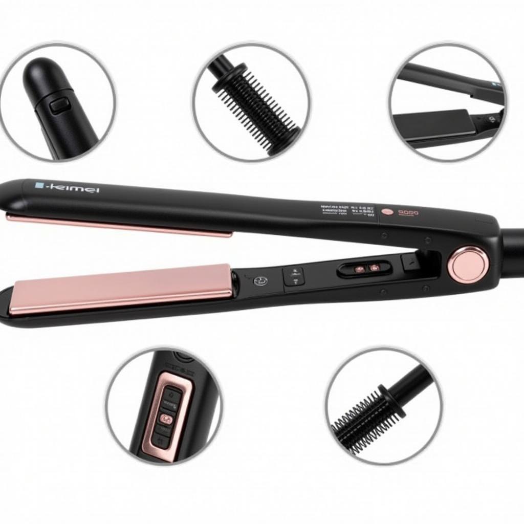 Kemei 3 in 1 Straightener Features in Pakistan