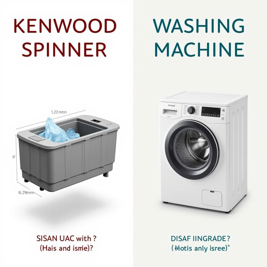 Kenwood Spinner vs. Washing Machine