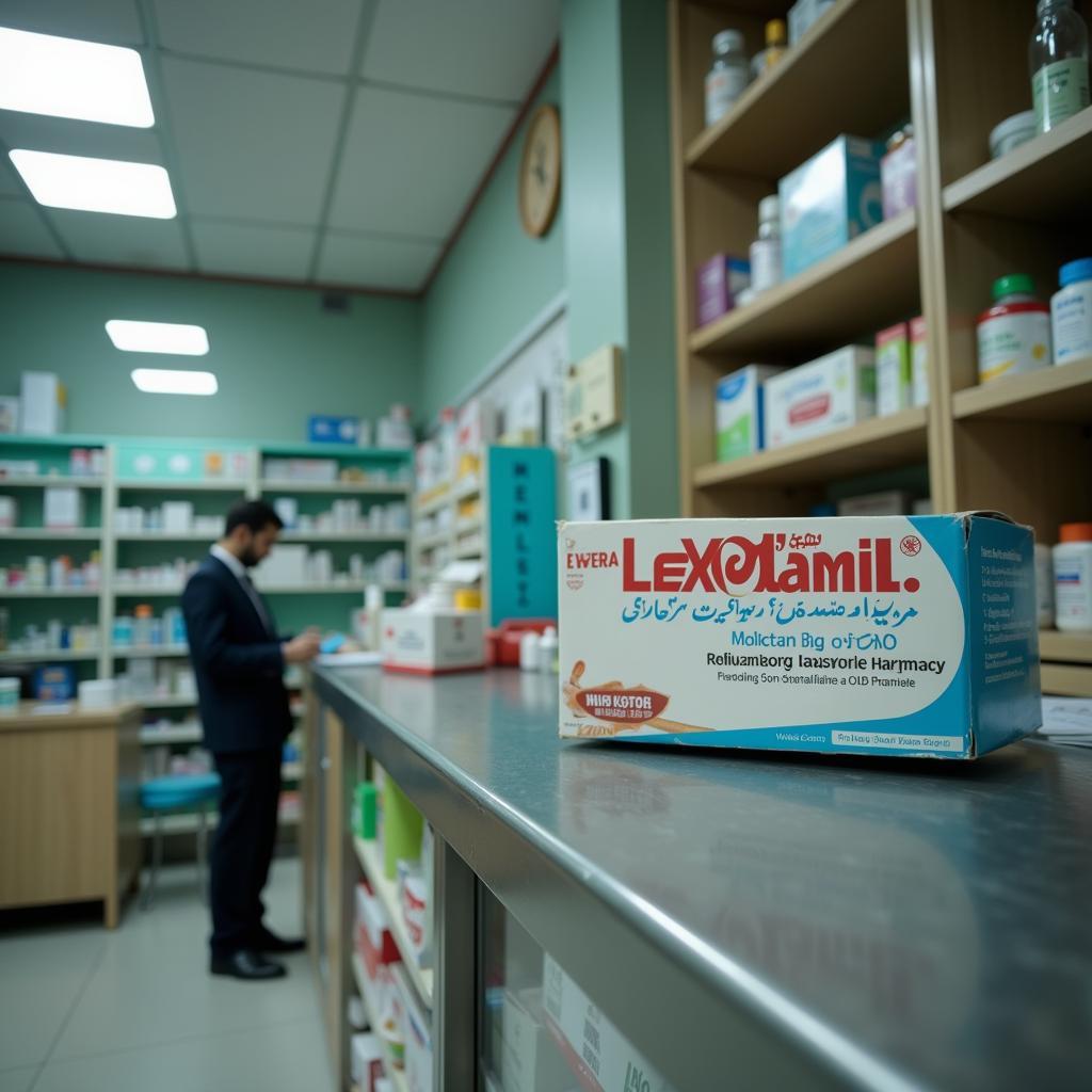 Lexotanil in a Pakistani pharmacy