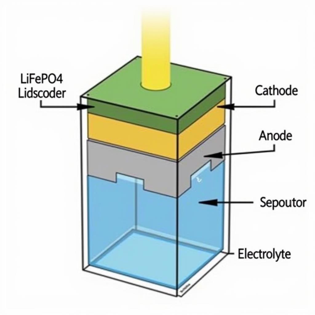 LiFePO4 Battery Internal Structure