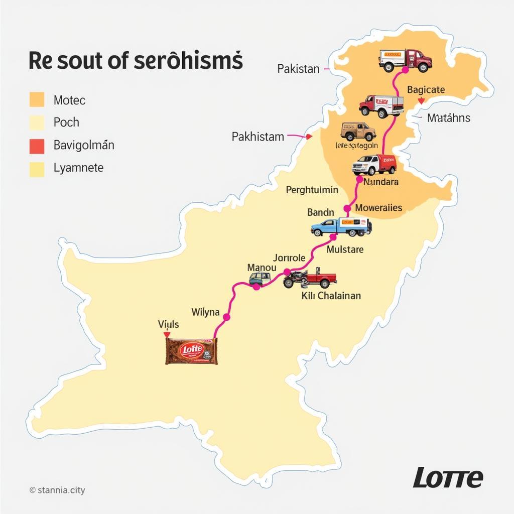 Lotte Choco Pie Distribution Network in Pakistan