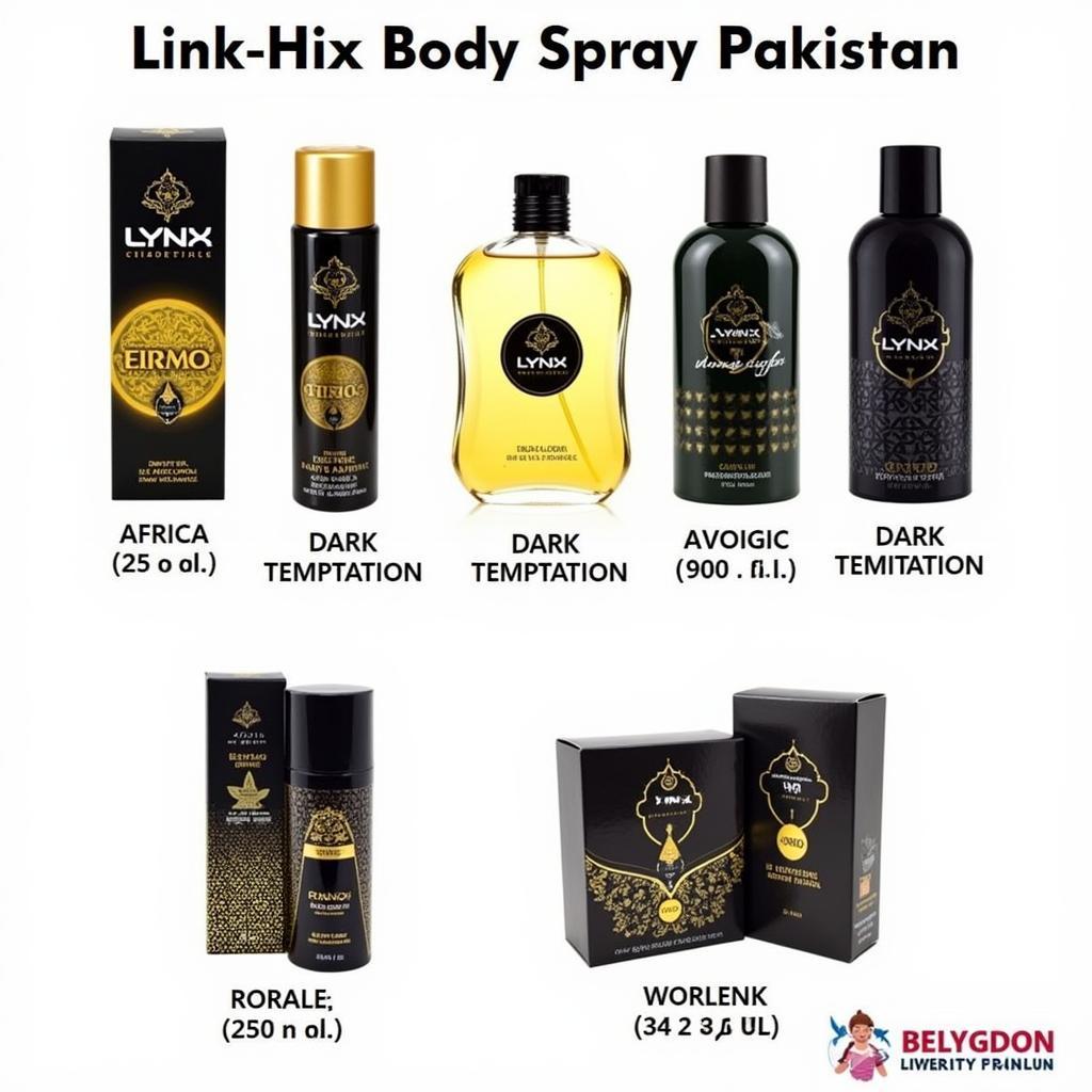 Lynx Body Spray Variety in Pakistan