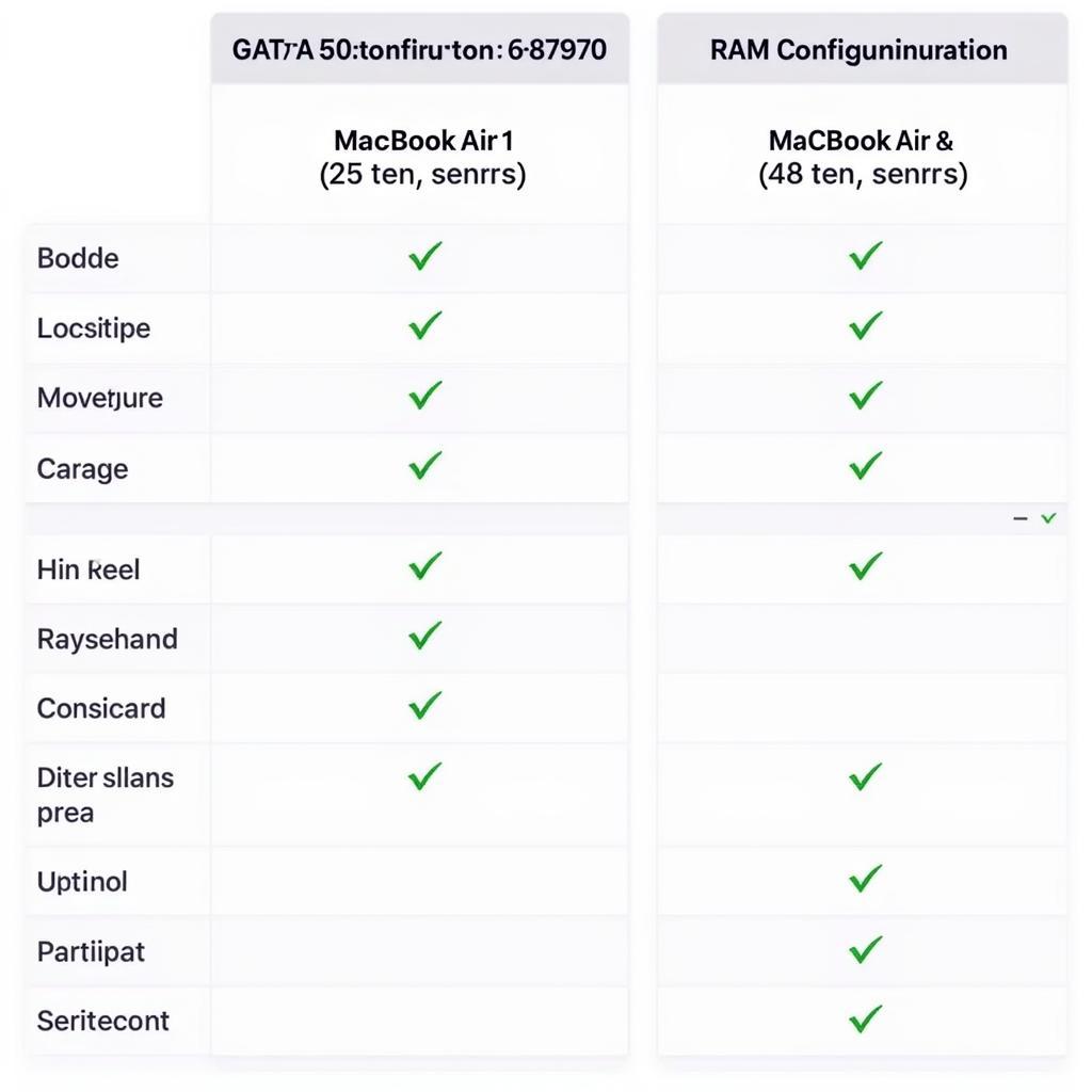 MacBook Air M1 Storage and RAM Options