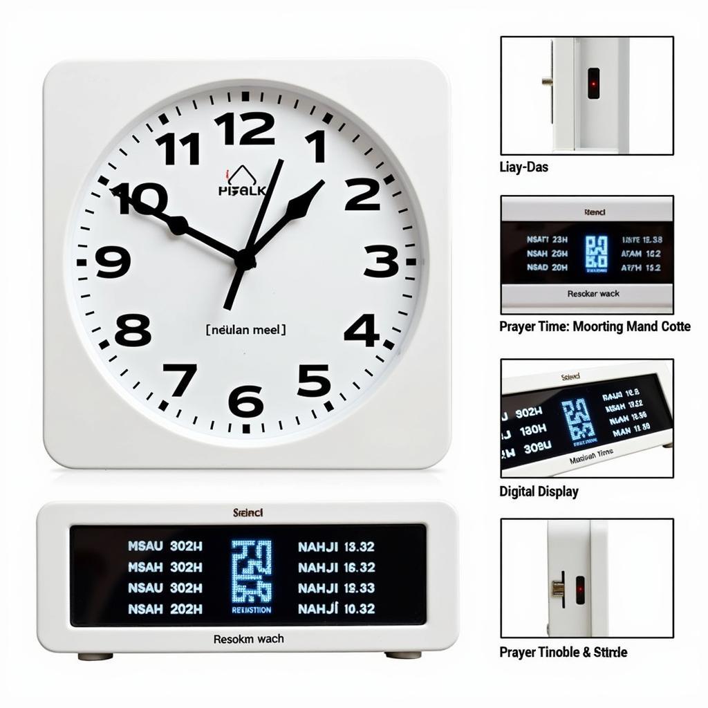 Masjid Clock Features Affecting Price - Size, Features, Brand