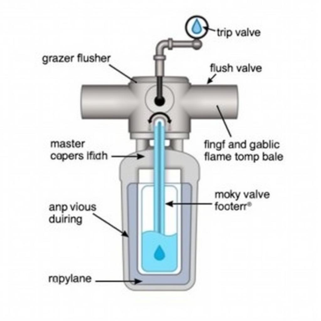 Diagram of a Master Flush Tank