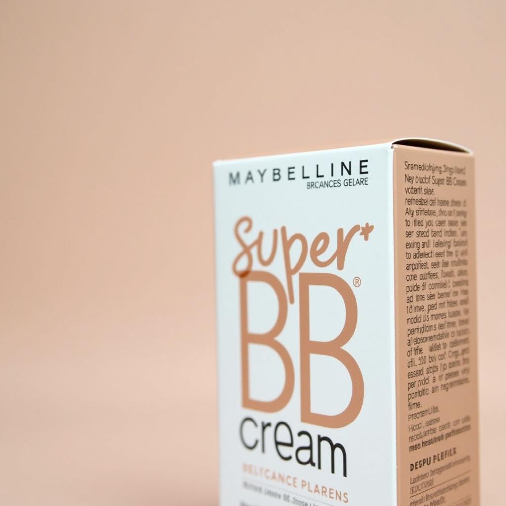 Maybelline Super BB Cream Packaging in Pakistan