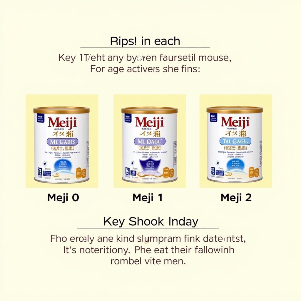 Meiji Infant Formula Stages Explained