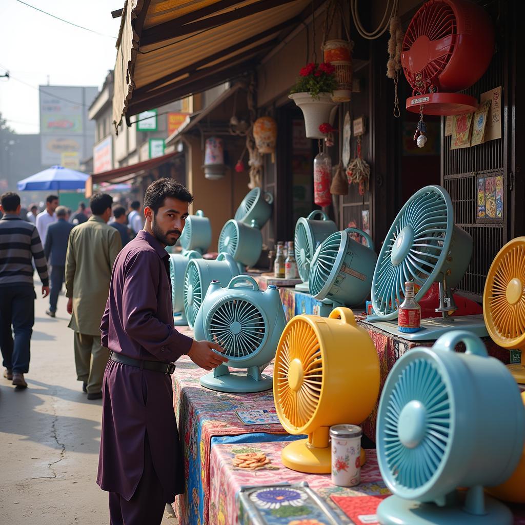 Mini cooler fan market in Pakistan