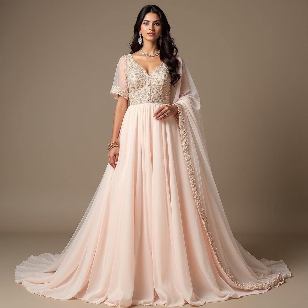 Modern Pakistani Bridal Barat Gowns