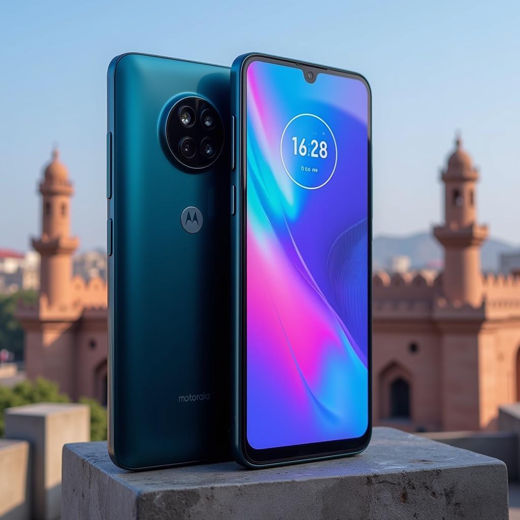 Motorola One Vision Price in Pakistan: A visual guide to the phone's features and design.