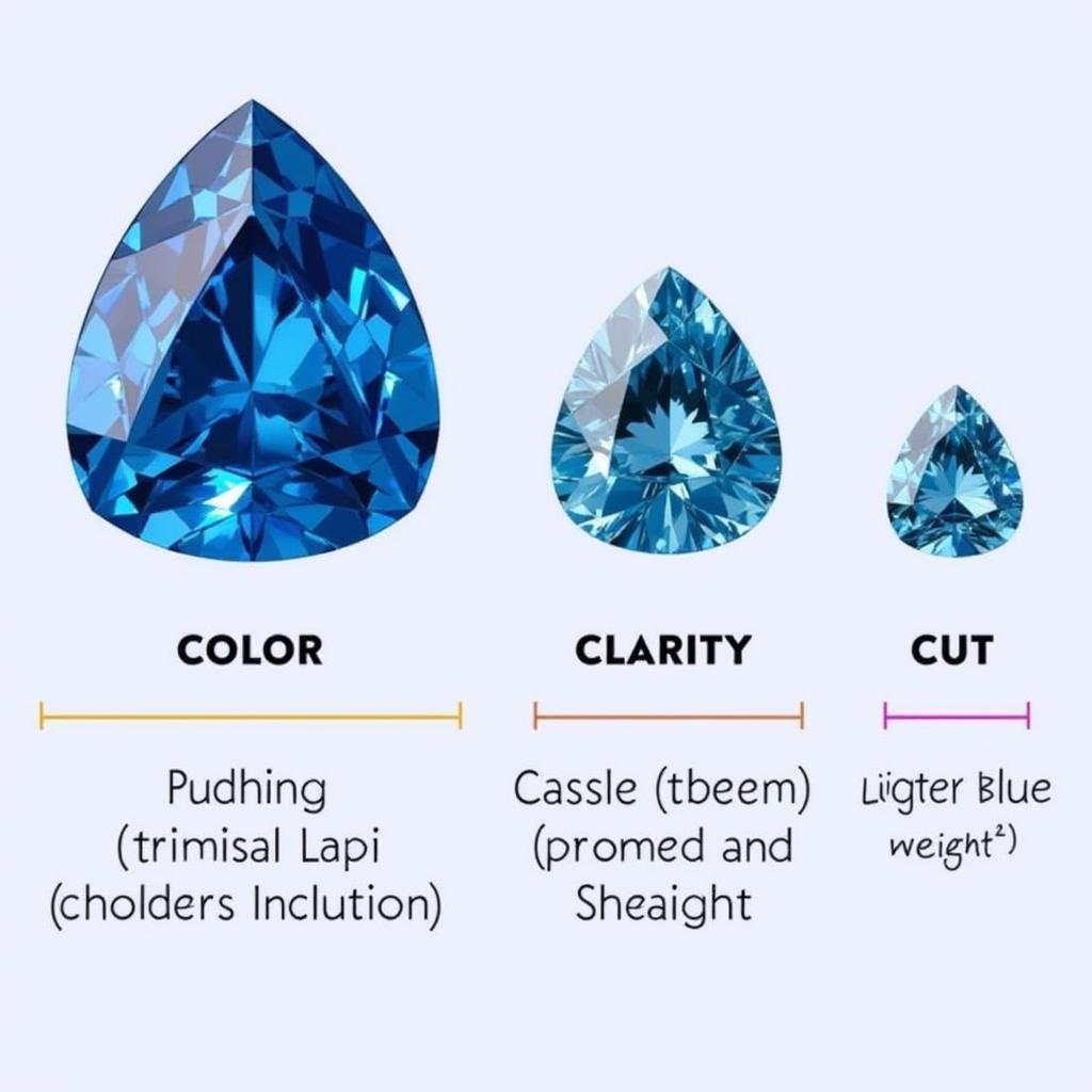 Neelam Stone Quality Factors: Color, Clarity, Cut, and Carat Weight