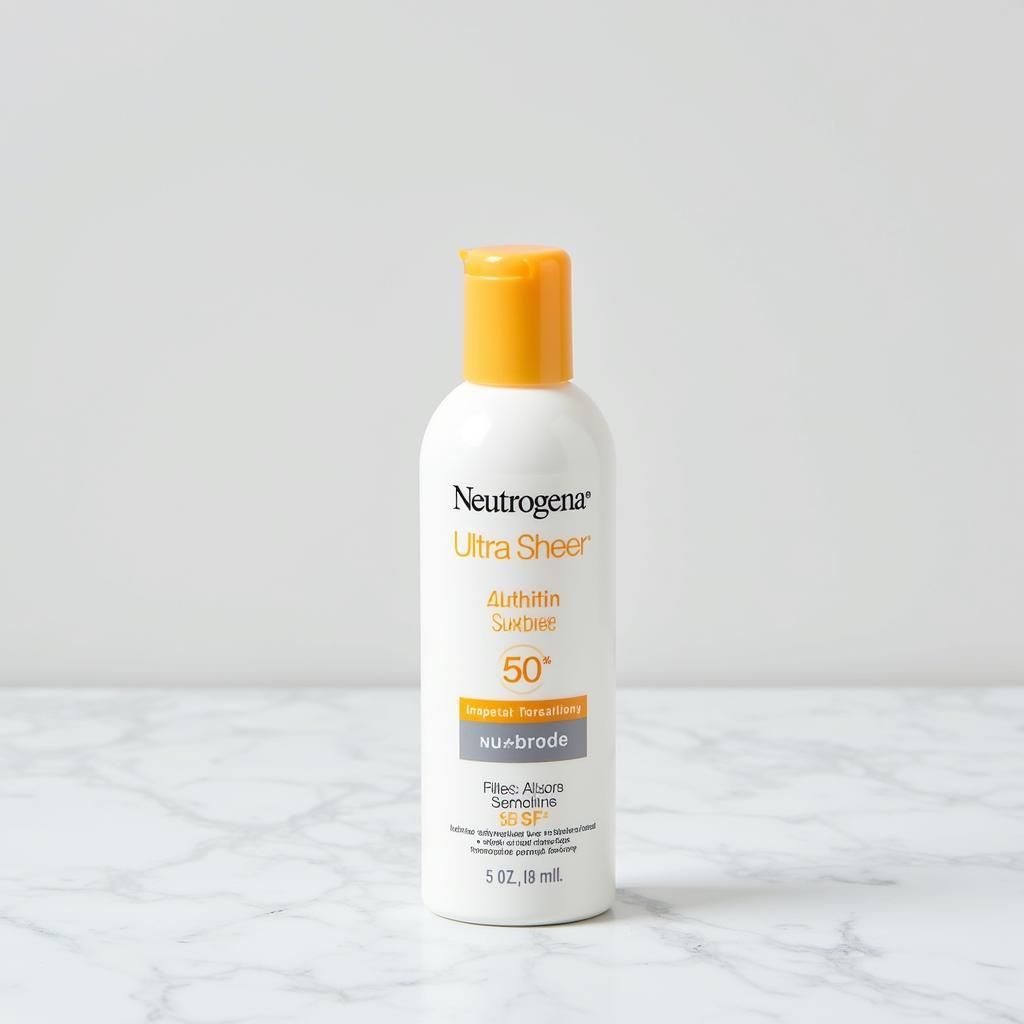 Neutrogena Ultra Sheer Sunblock Packaging