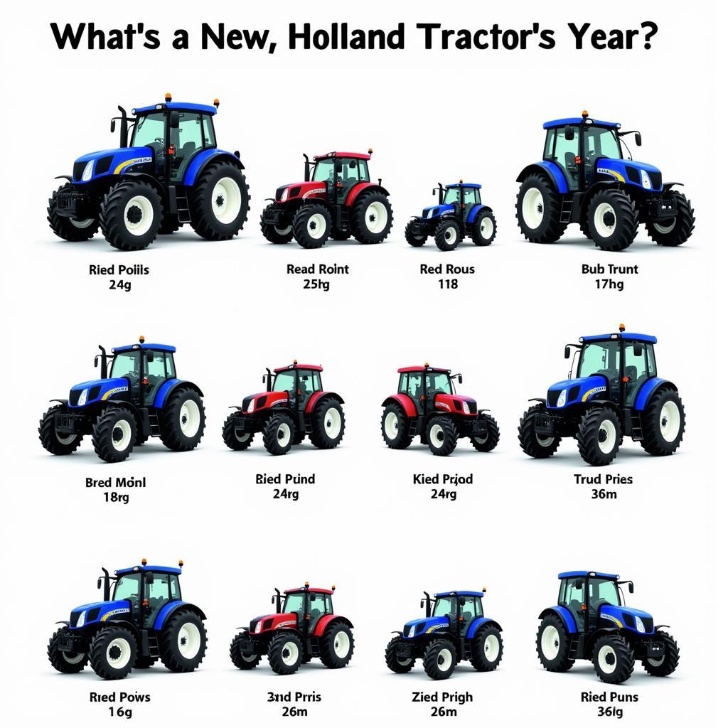 New Holland Tractor Models Available in Pakistan