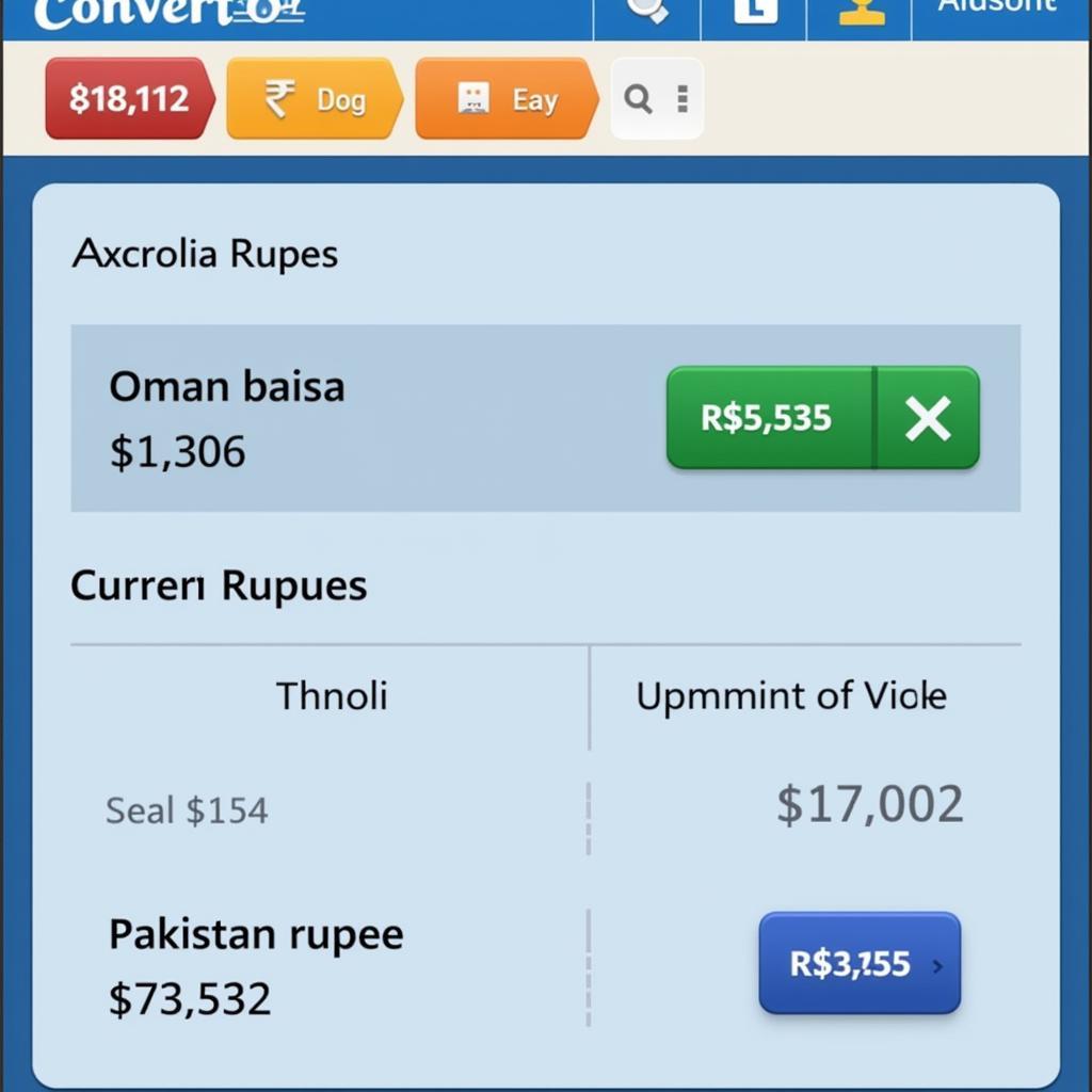 Online Currency Converter for Oman Baisa to Pakistani Rupee