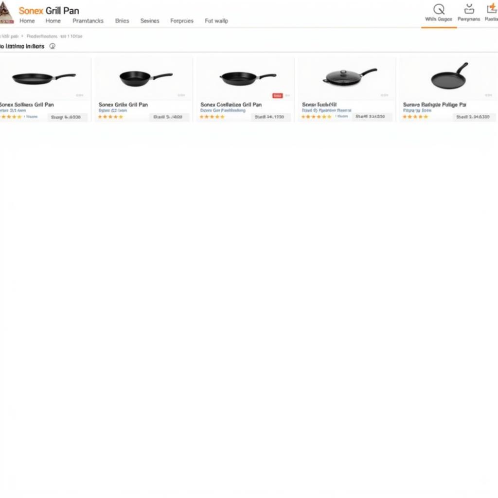 Online Marketplace Listings for Sonex Grill Pans