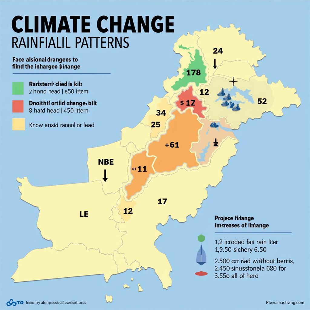 Pakistan Rainfall Climate Change Impact