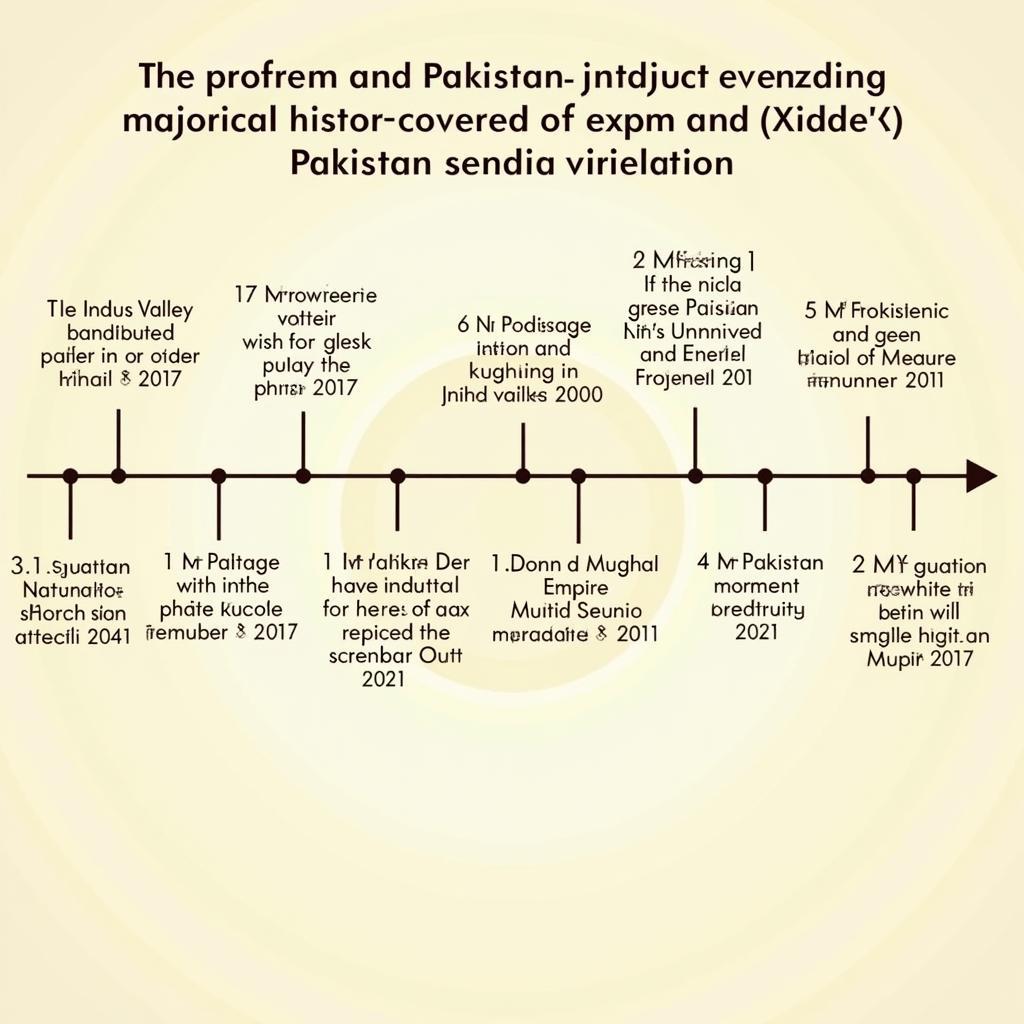 Pakistan Studies Historical Timeline