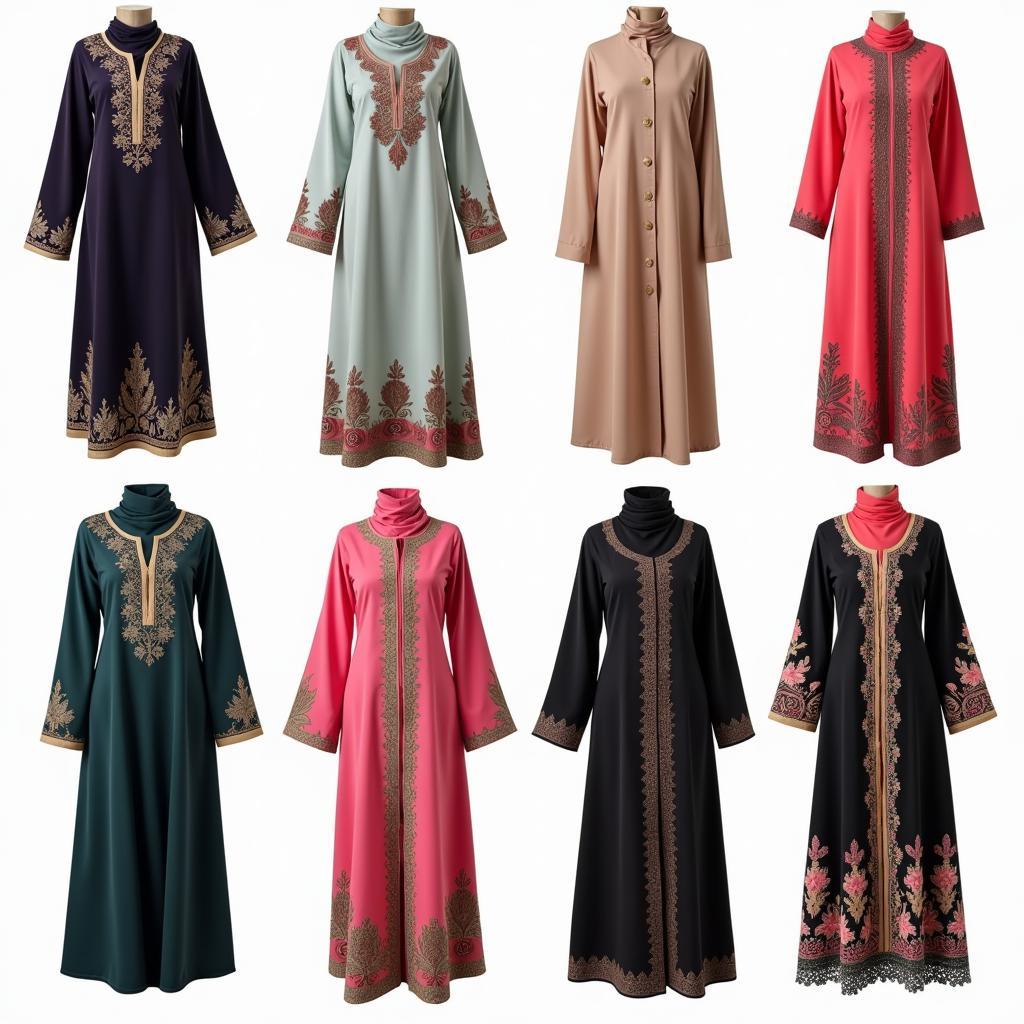 Variety of Pakistani Abaya Designs