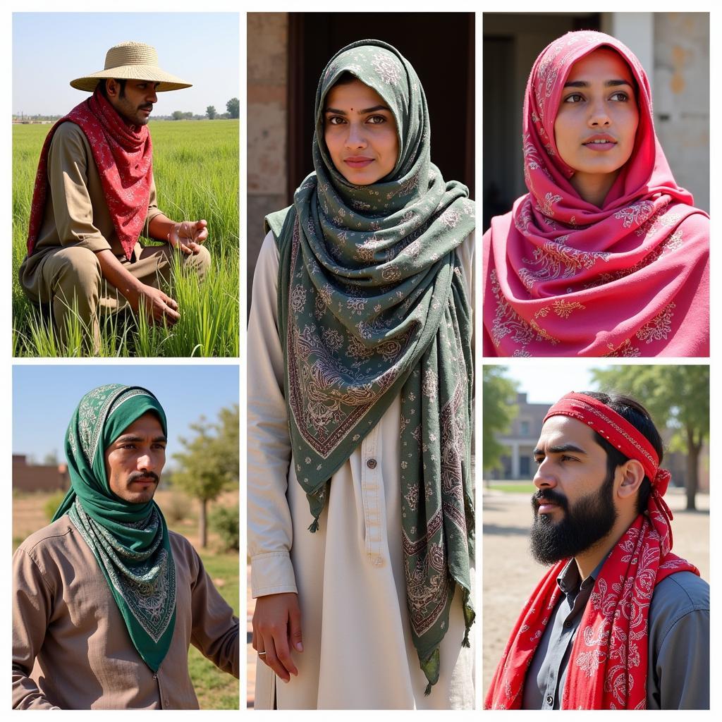 Traditional Uses of Bandanas in Pakistan