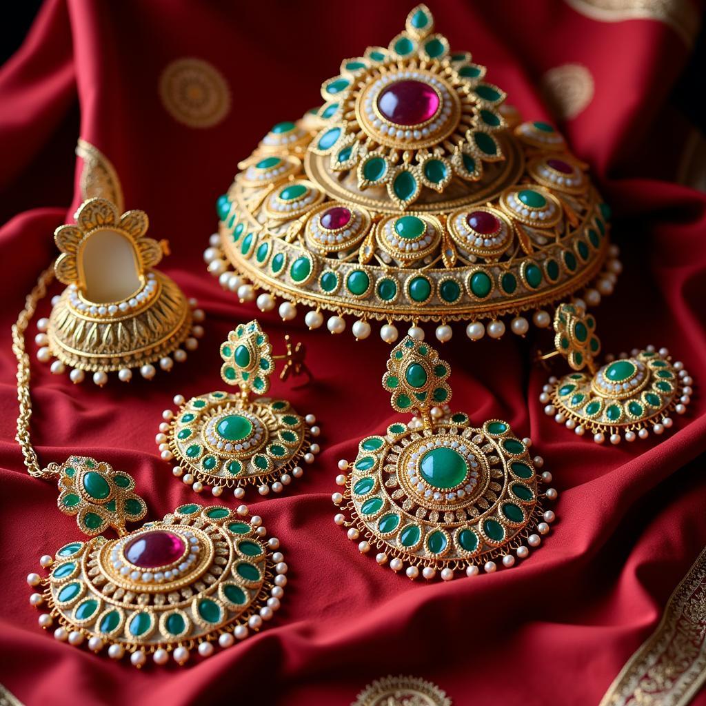 Stunning Pakistani bridal artificial jewellery sets