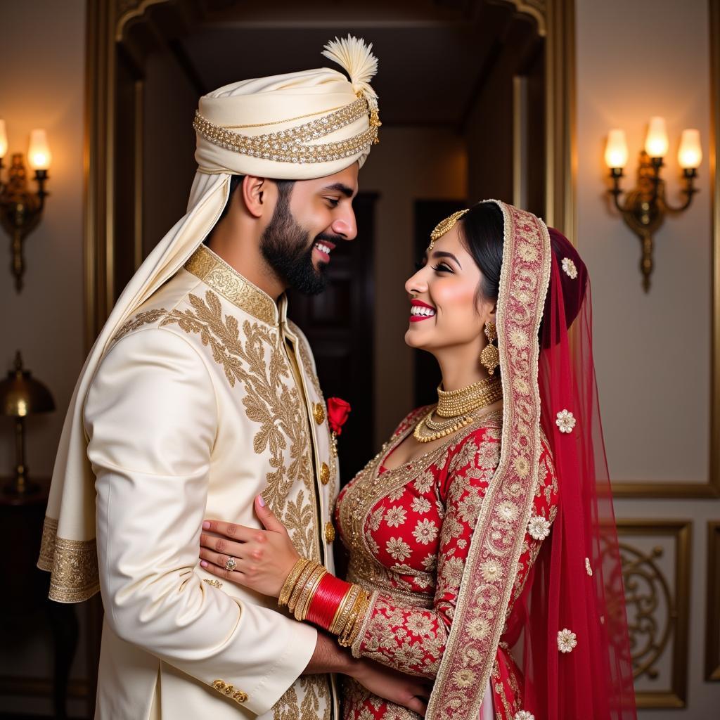 Pakistani Bride and Groom