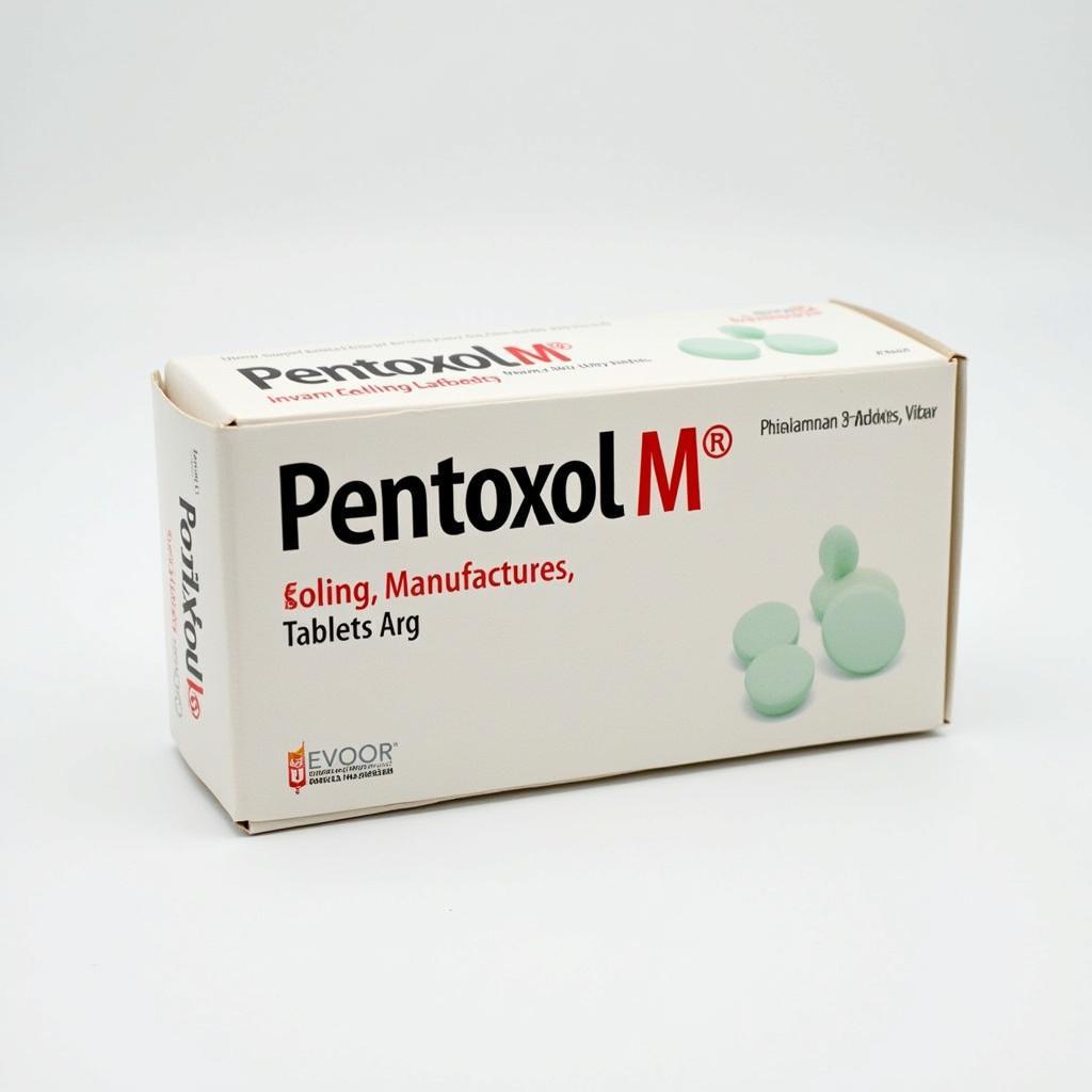 Pentoxol M tablet packaging in Pakistan